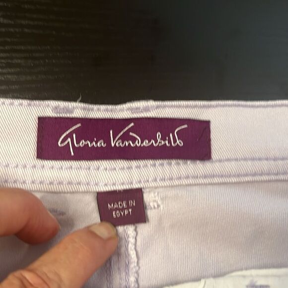 Gloria Vanderbilt Lilac Straight Leg Jeans - Picture 4 of 4